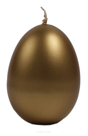Świeca jajko złote 10672 wysokość 10cm